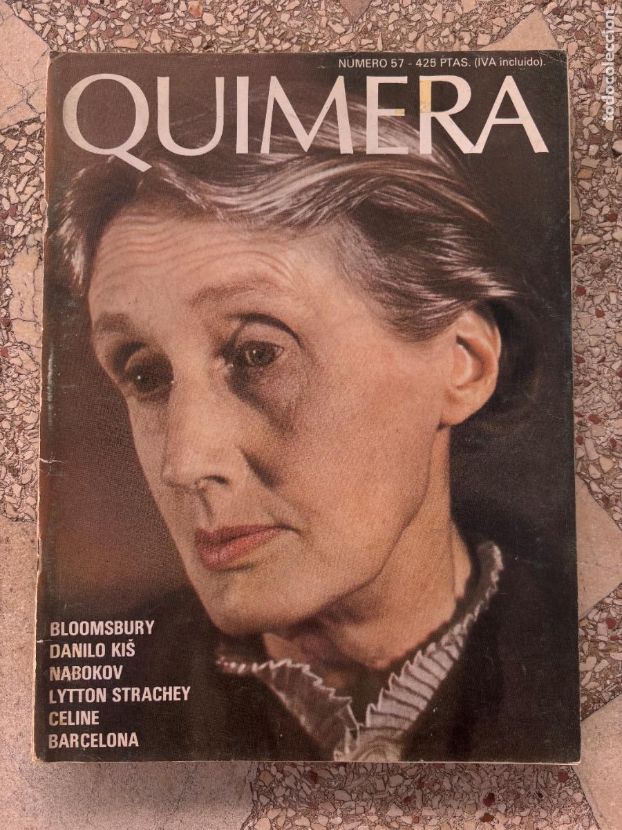 Coleccionismo de Revistas y Peri&oacute;dicos: QUIMERA N&ordm; 57. BLOOMSBURY. DANILO KIS. NABOKOV. LYTTON STRACHEY. CELINE. BARCELONA.
