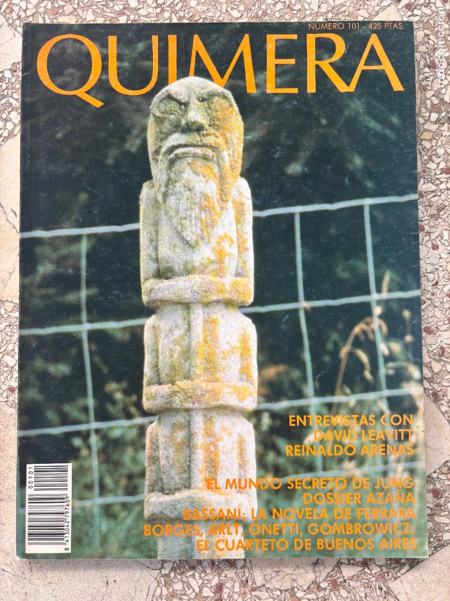 Collezionismo di Riviste e Giornali: QUIMERA N&ordm; 101. ENTREVISTA DAVID LEAVITT. REINALDO ARENAS. GOMBROWICZ. ONETTI. BORG&Eacute;S.