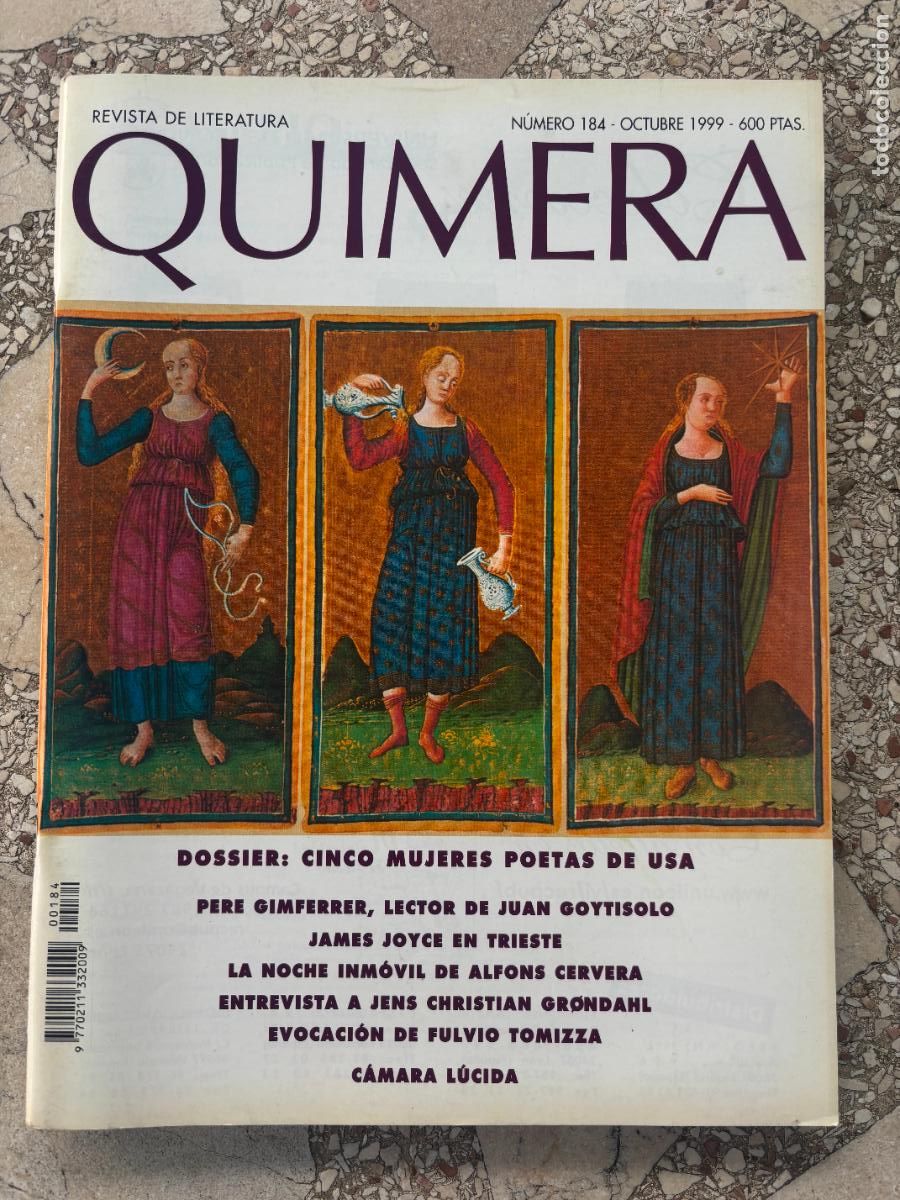Coleccionismo de Revistas y Peri&oacute;dicos: QUIMERA N&ordm; 184 A&Ntilde;O 1999. PERE GIMFERRER. JAMES JOYCE. ALFONS CERVERA. JENS CHRISTIAN.
