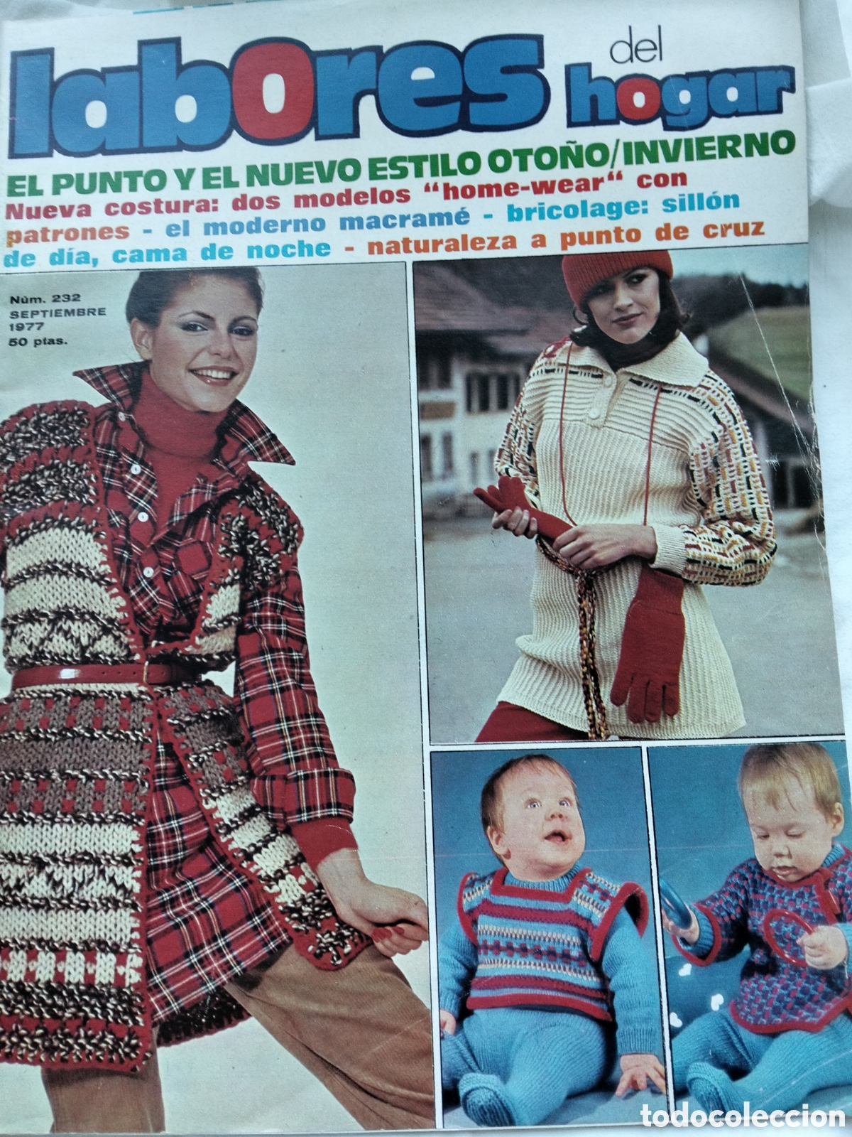 Collectionnisme de Revues et Journaux: REVISTA LABORES DEL HOGAR N.232 SEPTIEMBRE 1977