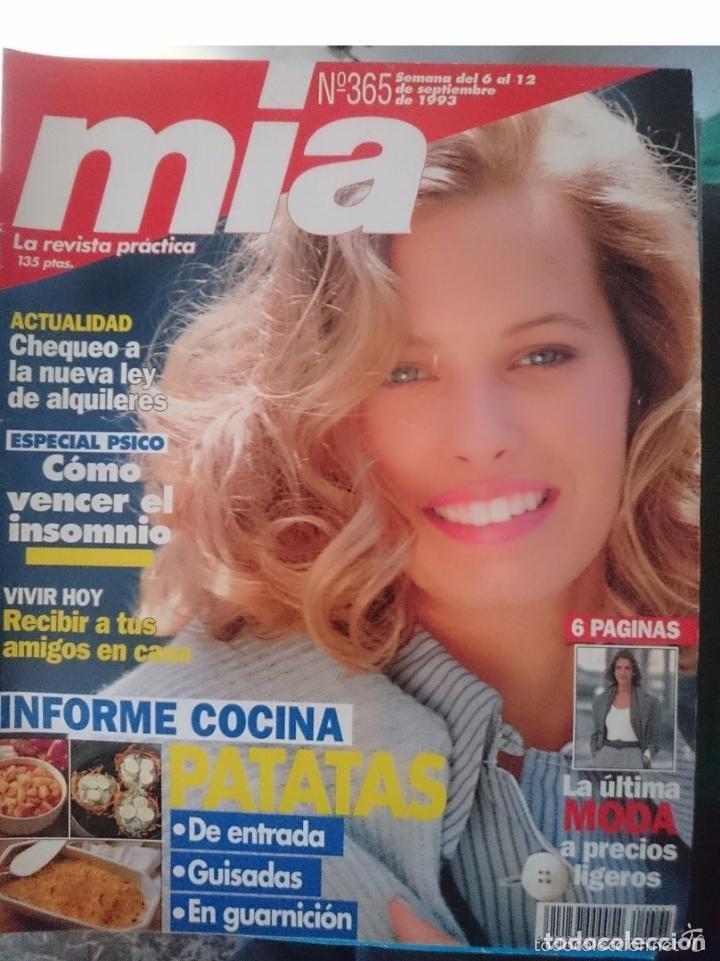 Coleccionismo de Revistas y Peri&oacute;dicos: MIA N 365 DEL 6 AL 12 SEPTIEMBRE 1993 -CON PUBLICIDAD DE LA EPOCA-NOTICIAS-ETC