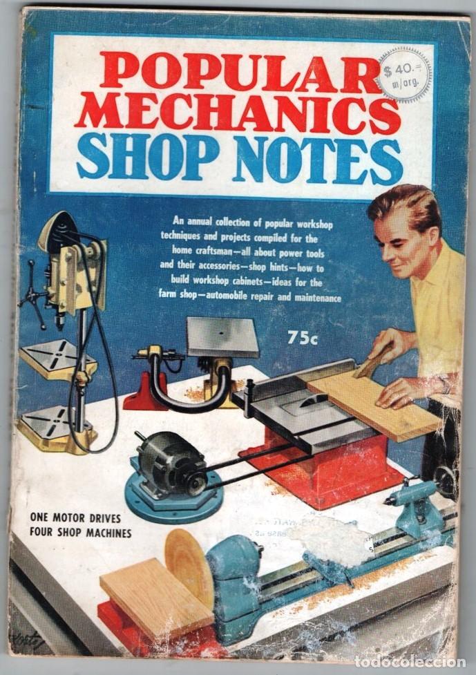Coleccionismo de Revistas y Peri&oacute;dicos: 1958 MARZO POPULAR MECHANICS SHOP NOTES AN ANNUAL COLLECTION OF POPULAR WORKSHOP 192 PAG INGLES