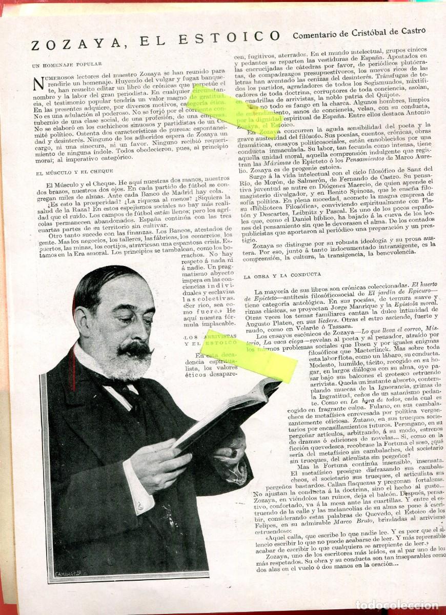 Coleccionismo de Revistas y Peri&oacute;dicos: REVISTA A&Ntilde;O 1926 HOSPITAL DE SAGUNTO ZOZAYA VERDUGO MALAGA MONTALEGRE IGNACIO ZULOAGA