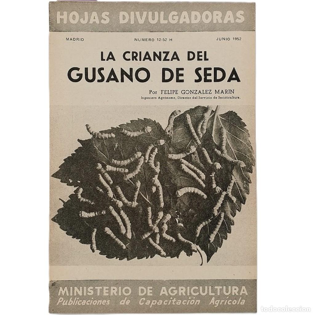 Coleccionismo de Revistas y Peri&oacute;dicos: LA CRIANZA DEL GUSANO DE SEDA. Gonz&aacute;lez Mar&iacute;n, Felipe