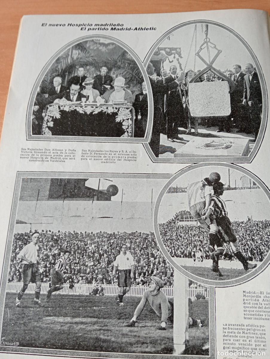Coleccionismo de Revistas y Peri&oacute;dicos: REVISTA A&Ntilde;O 1926 FUTBOL ATLETICO DE MADRID MONJARDIN OLASO PORTERO MARTINEZ HOZ D HUECAR GARROTE VIL