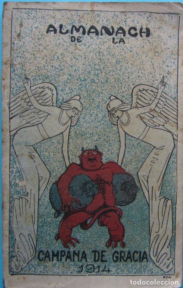 Sammeln von Zeitschriften und Zeitungen: ALMANACH DE LA CAMPANA DE GRACIA. 1914. ANTONI L&Oacute;PEZ IMPRESSOR. BARCELONA