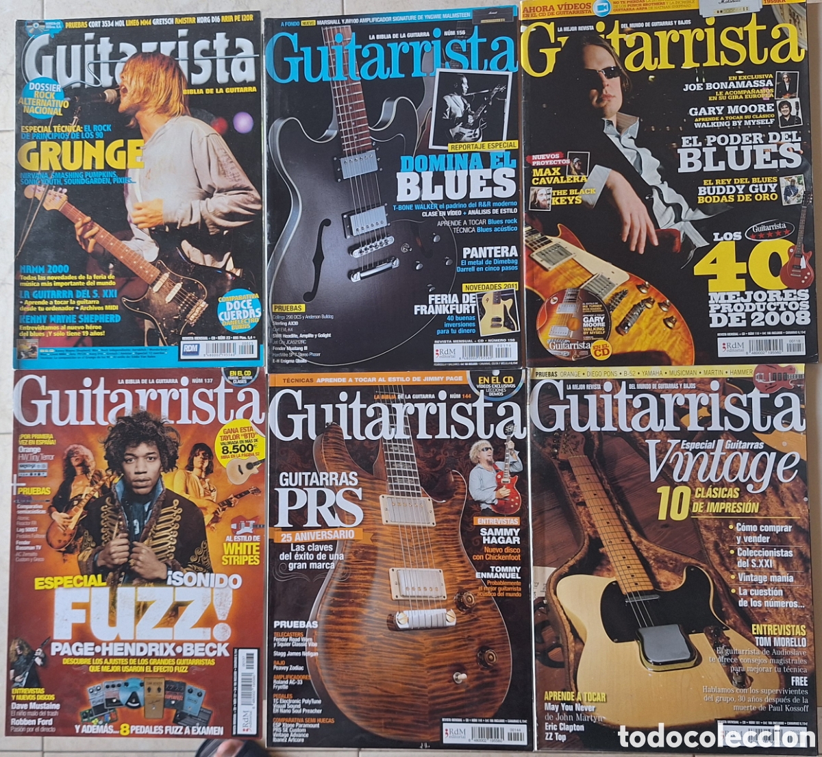 Collezionismo di Riviste e Giornali: Lote revistas de guitarra y CDs