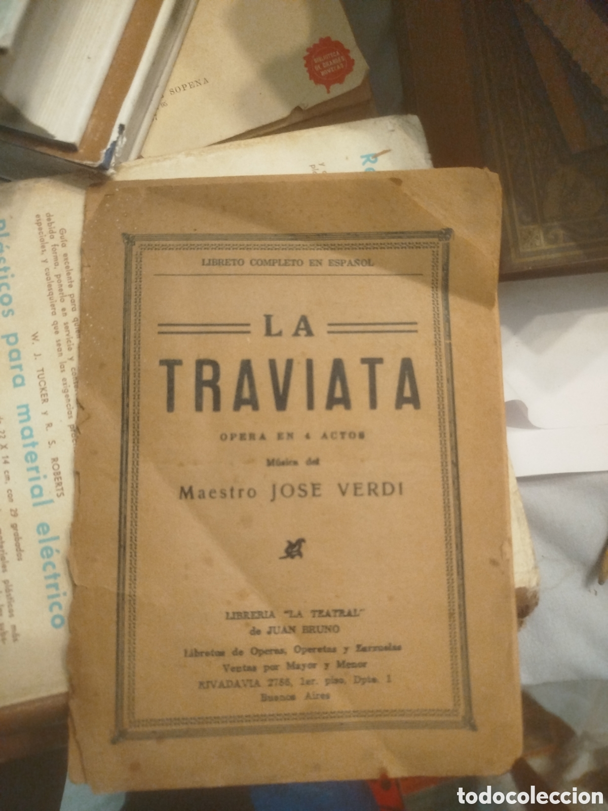 Coleccionismo de Revistas y Peri&oacute;dicos: La traviata libreto completo en espa&ntilde;ol
