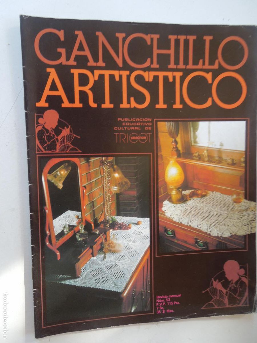Coleccionismo de Revistas y Peri&oacute;dicos: GANCHILLO ARTISTICO REVISTA BIMESTRAL N&ordm; 53-1970 ?-LES EDITION DE SAXE
