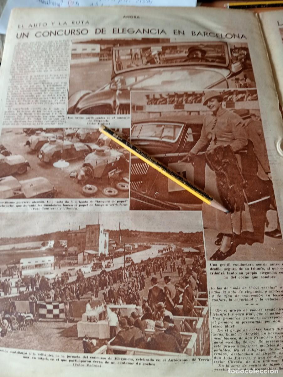 Coleccionismo de Revistas y Peri&oacute;dicos: PERIODICO A&Ntilde;O 1933 AUTODROMO TERRAMAR EN SITGES CRONOGRAFO GAUMONT TEJEDORA JACQUES VAUCANSON