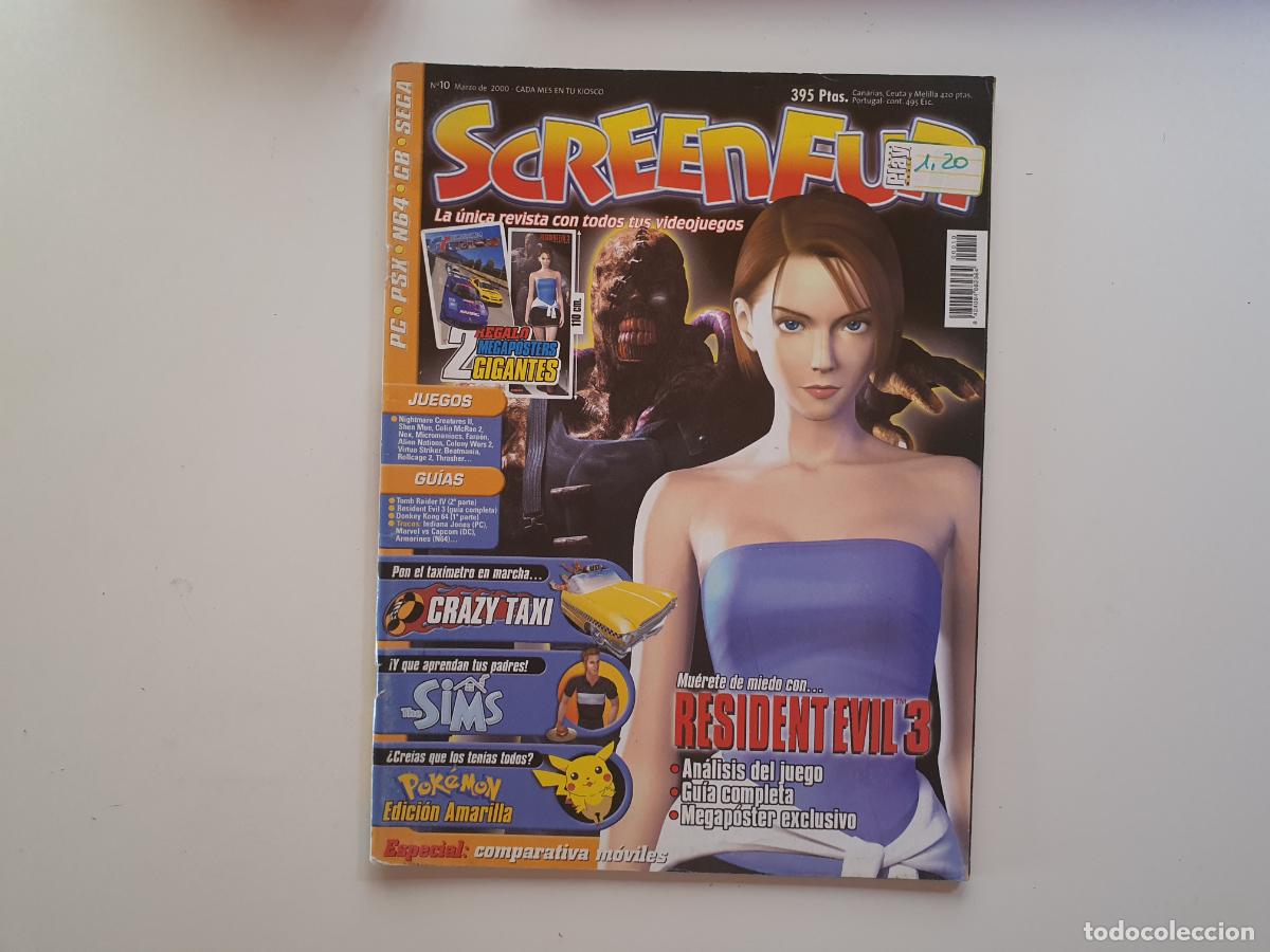 Collezionismo di Riviste e Giornali: REVISTA - SCREENFUN SCREEN FUN RESIDENT EVIL - N&ordm; 10 TIENE POSTER CENTRAL DE POKEMON 1 GENERACION