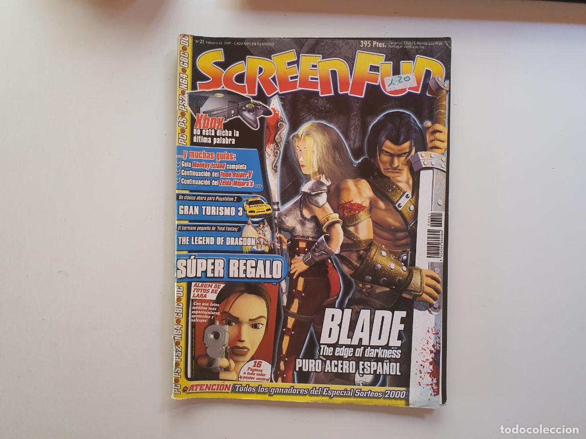 Coleccionismo de Revistas y Peri&oacute;dicos: REVISTA - SCREENFUN SCREEN FUN - N&ordm; 21 BLADE TOMB RAIDER