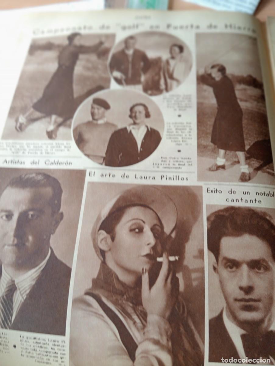 Collection Magazines and Newspapers: PERIODICO A&Ntilde;O 1932 GOLF FEMENINO PUERTA DE HIERRO LAURA PINILLOS BENITO TORAL MATADERO DE MADRID