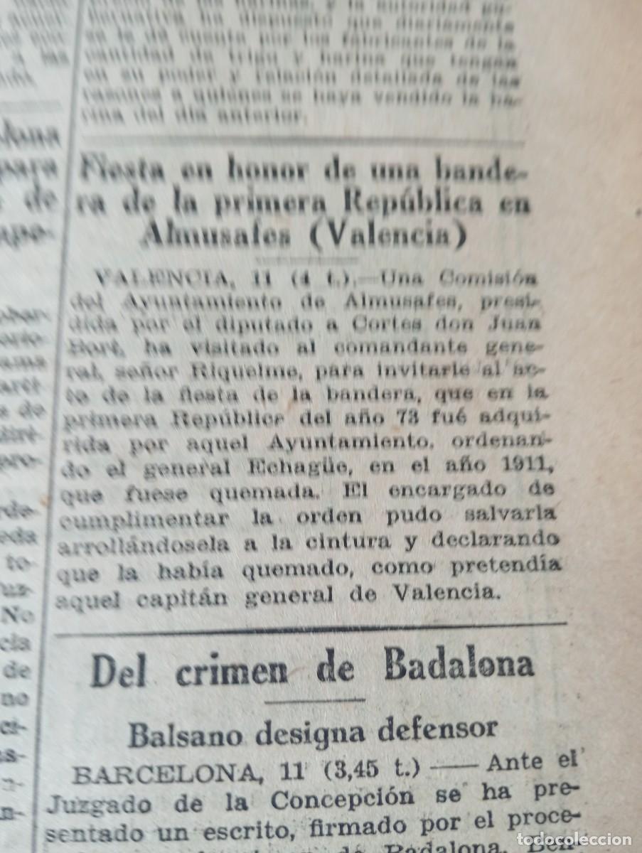 Collection Magazines and Newspapers: PERIODICO A&Ntilde;O 1932 PUEBLO DE ALFARO ALMUSAFES VINO DE HONOR DE LOGRO&Ntilde;O AGONCILLO VILLA DON FADRIQUE