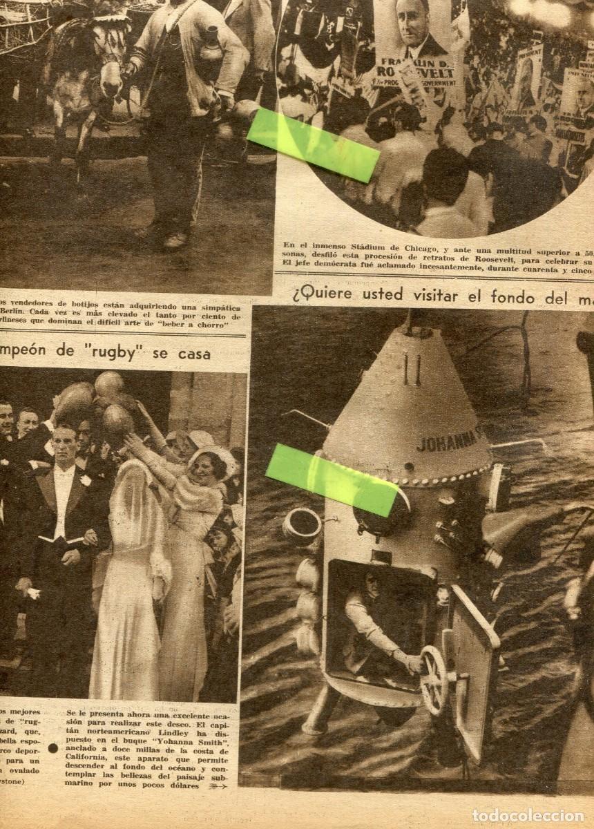 Collection Magazines and Newspapers: PERIODICO A&Ntilde;O 1932 PROMETEO REMO FEMENINO ALFREDO CORROCHANO SUBMARINO LINDLEY