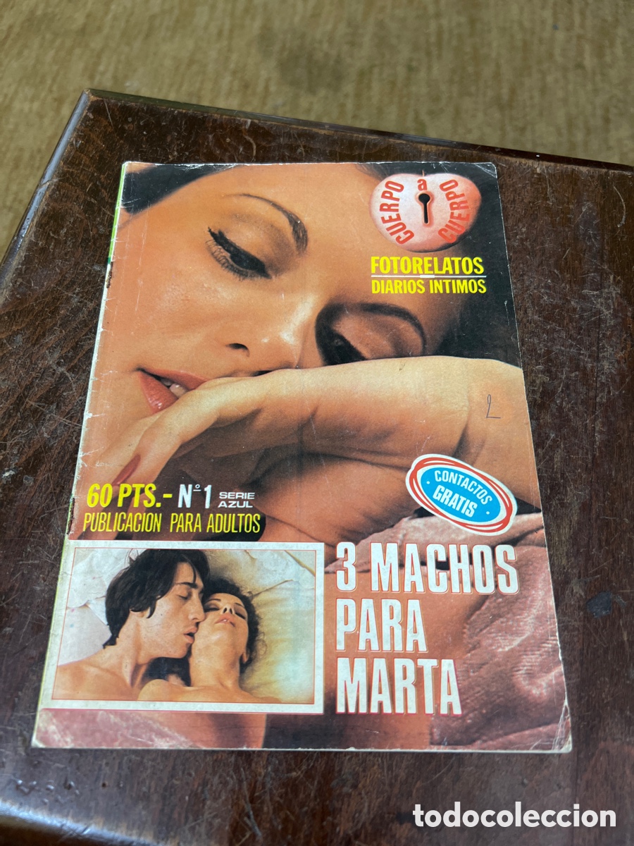 Coleccionismo de Revistas y Peri&oacute;dicos: Antigua revista erotica adultos Cuerpo a Cuerpo N1 fotorelatos