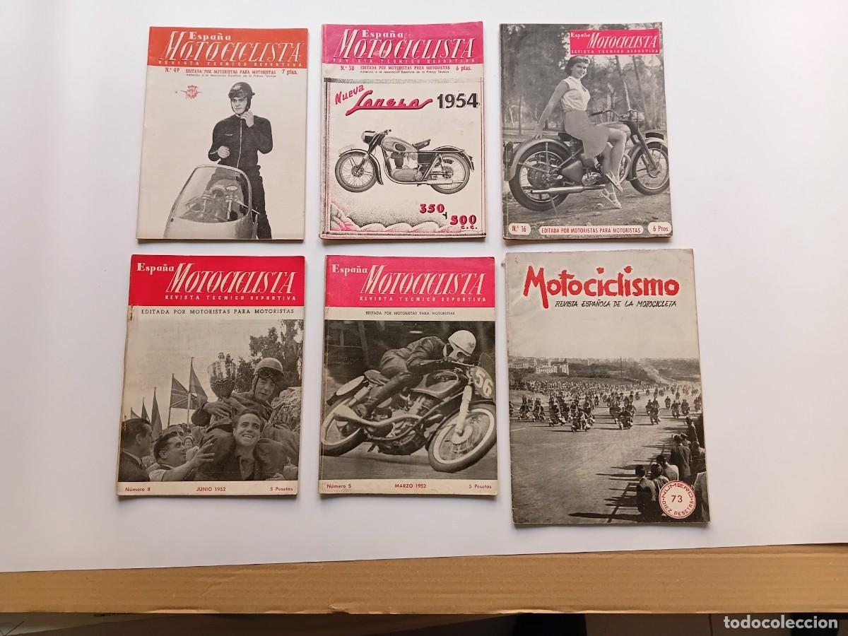 Sammeln von Zeitschriften und Zeitungen: Lote 6 Revistas Espa&ntilde;a Motociclista .