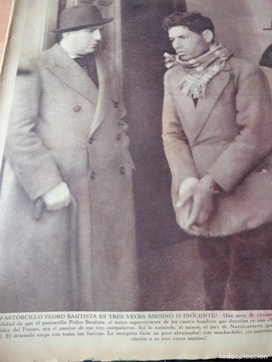 Coleccionismo de Revistas y Peri&oacute;dicos: PERIODICO A&Ntilde;O 1935 ALDEA DEL FRESNO BEASAIN MOREDA INCENDIO DEL CINE DE SANTA COLOMA DE GRAMANET