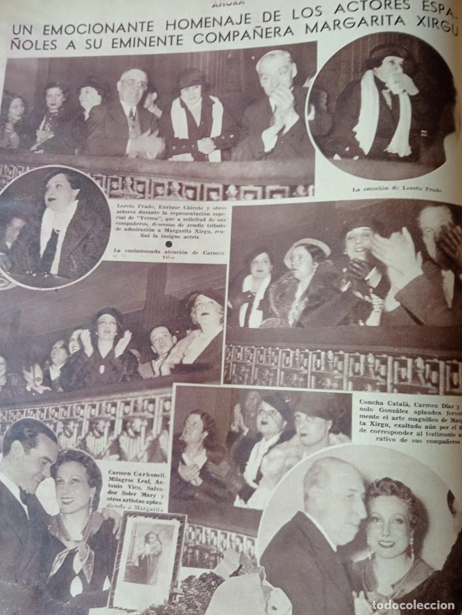 Coleccionismo de Revistas y Peri&oacute;dicos: PERIODICO A&Ntilde;O 1935 MARGARITA XIRGU SUCESOS DE MEDINA DE RIOSECO
