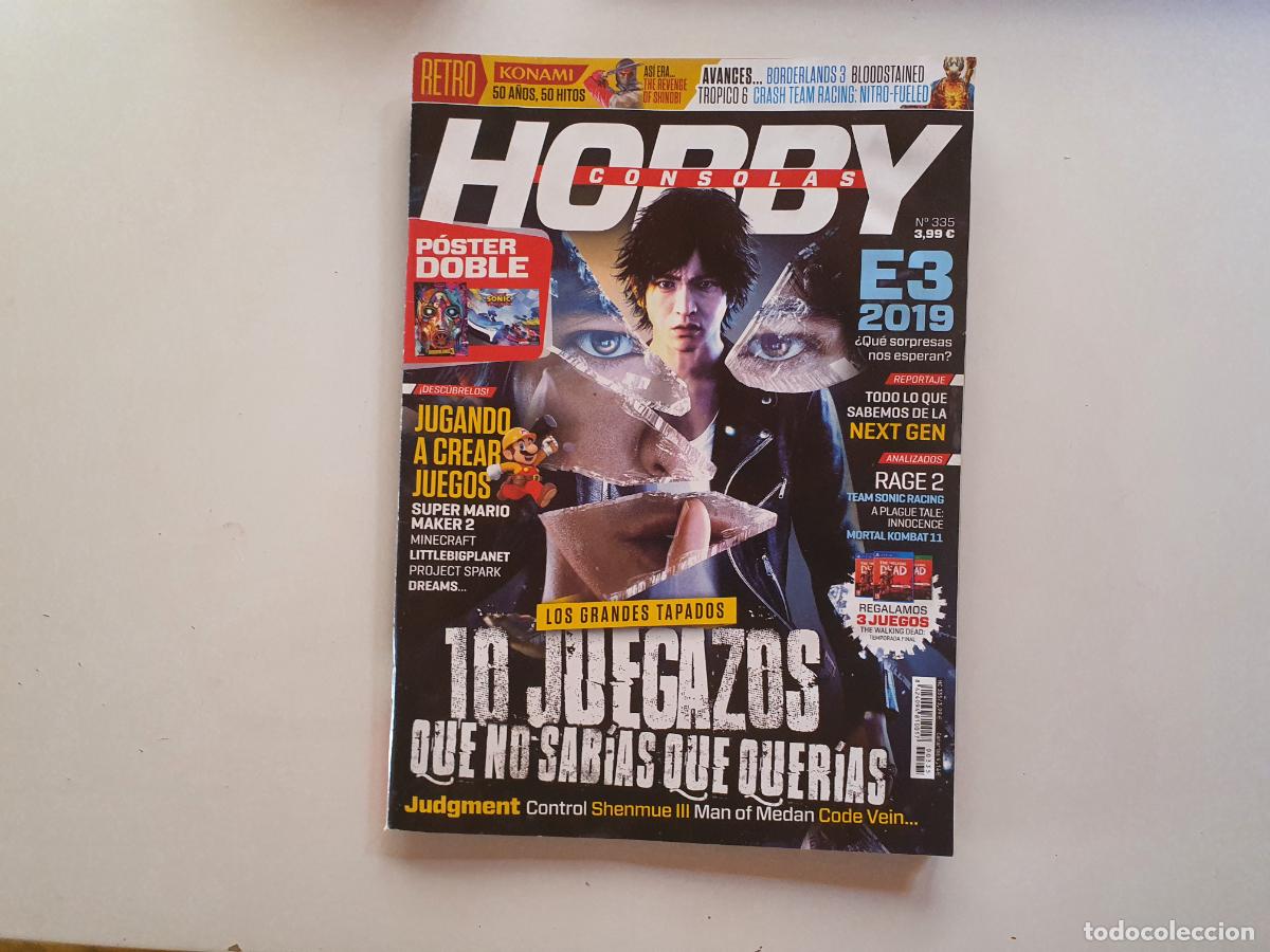 Coleccionismo de Revistas y Peri&oacute;dicos: REVISTA HOBBY CONSOLAS - N&ordm; 335 POKEMON TIENE POSTER CENTRAL // HUMEDAD ARRUGADO HOJAS