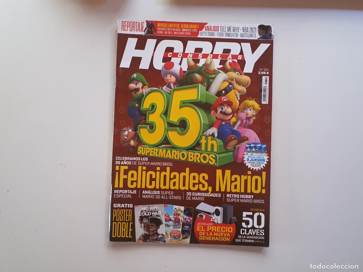 Coleccionismo de Revistas y Peri&oacute;dicos: REVISTA HOBBY CONSOLAS - N&ordm; 351 TIENE POSTER CENTRAL