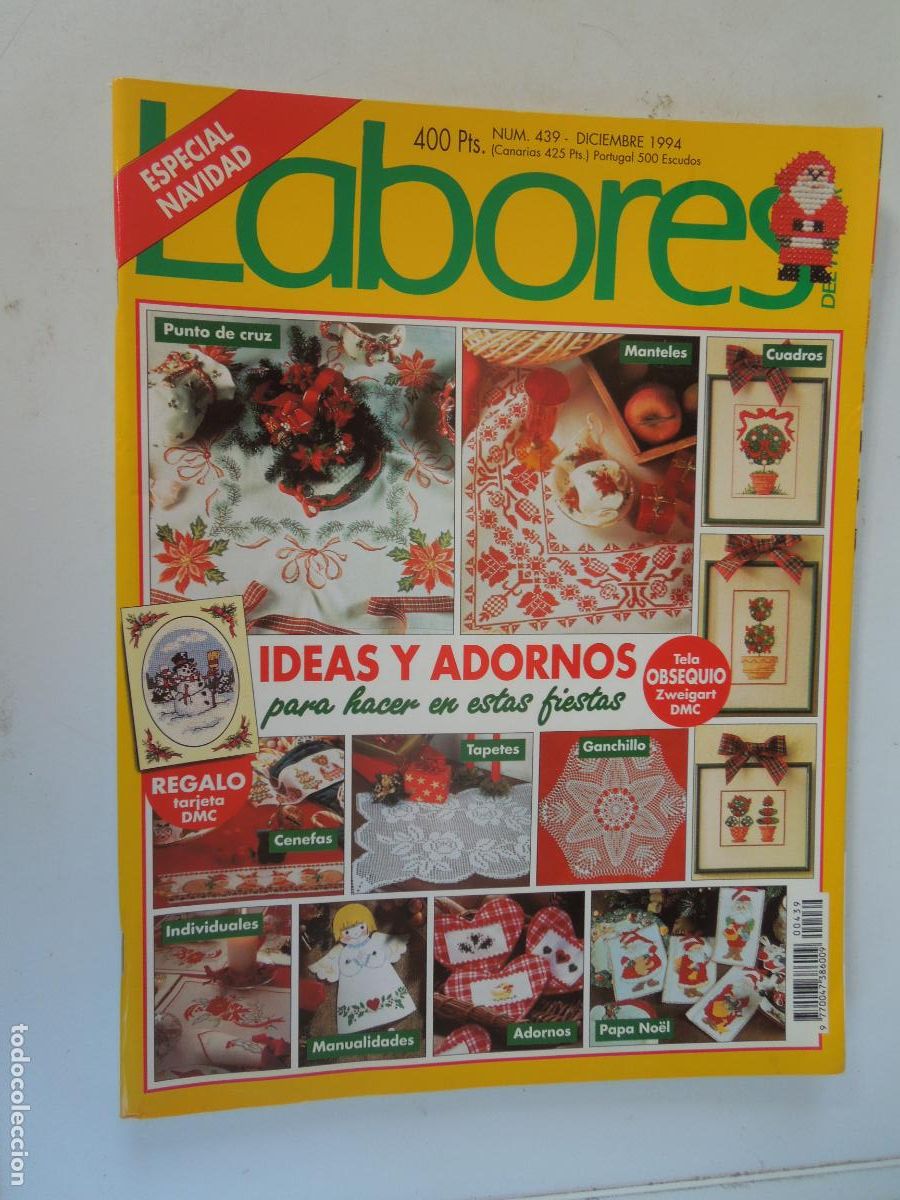 Collezionismo di Riviste e Giornali: LABORES DE HOGAR REVISTA N&ordm; 439 -11- 1994 -IDEAS - CON PATRONES CUADERNO DE EXPLICACIONES