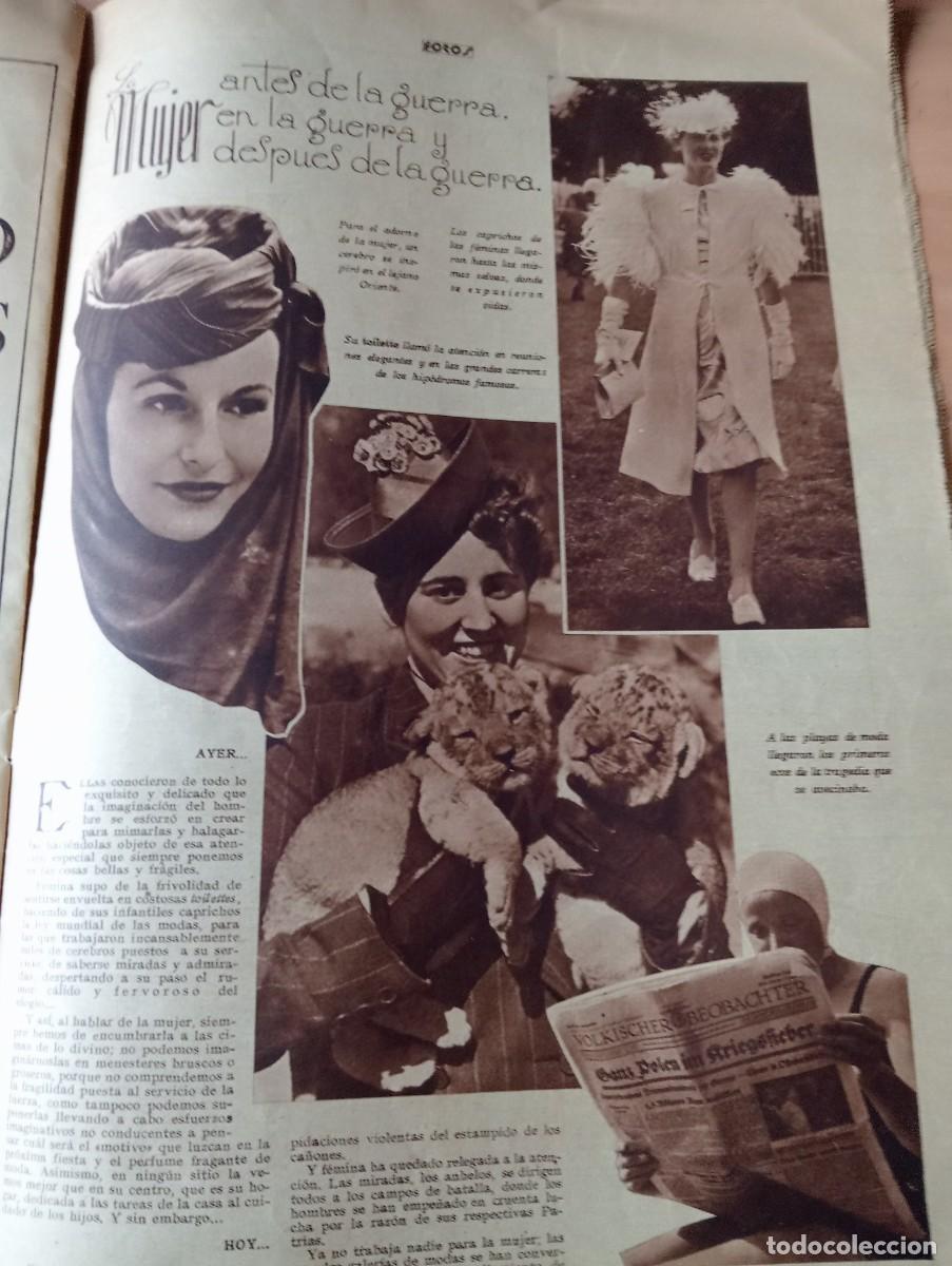 Collection Magazines and Newspapers: REVISTA A&Ntilde;O 1939 LA MUJER EN LA SEGUNDA GUERRA MUNDIAL ARTIACH