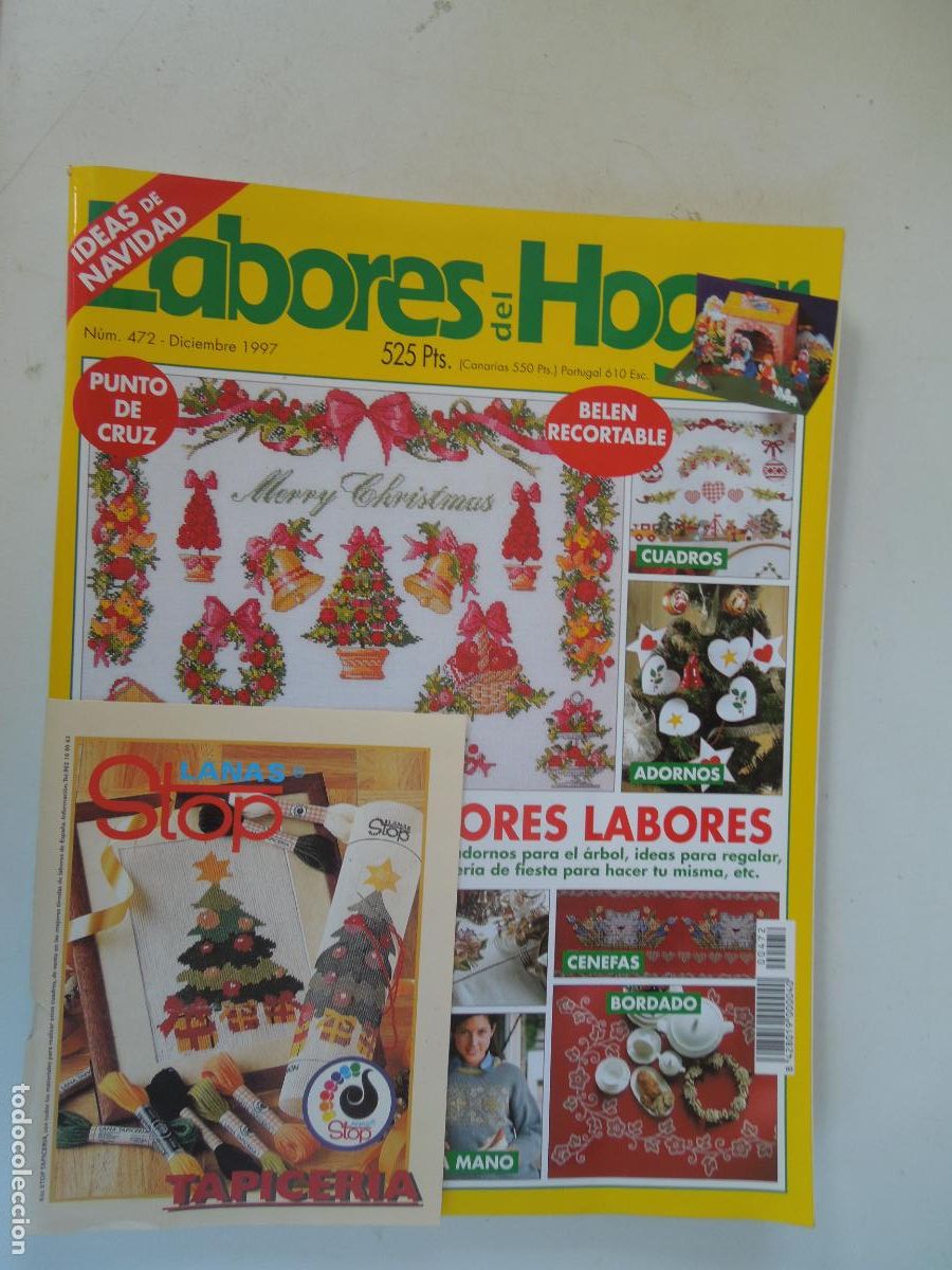 Sammeln von Zeitschriften und Zeitungen: LABORES DE HOGAR REVISTA N&ordm; 472 -12- 1997 -NAVIDAD - CON PATRONES CUADERNO DE EXPLICACIONES