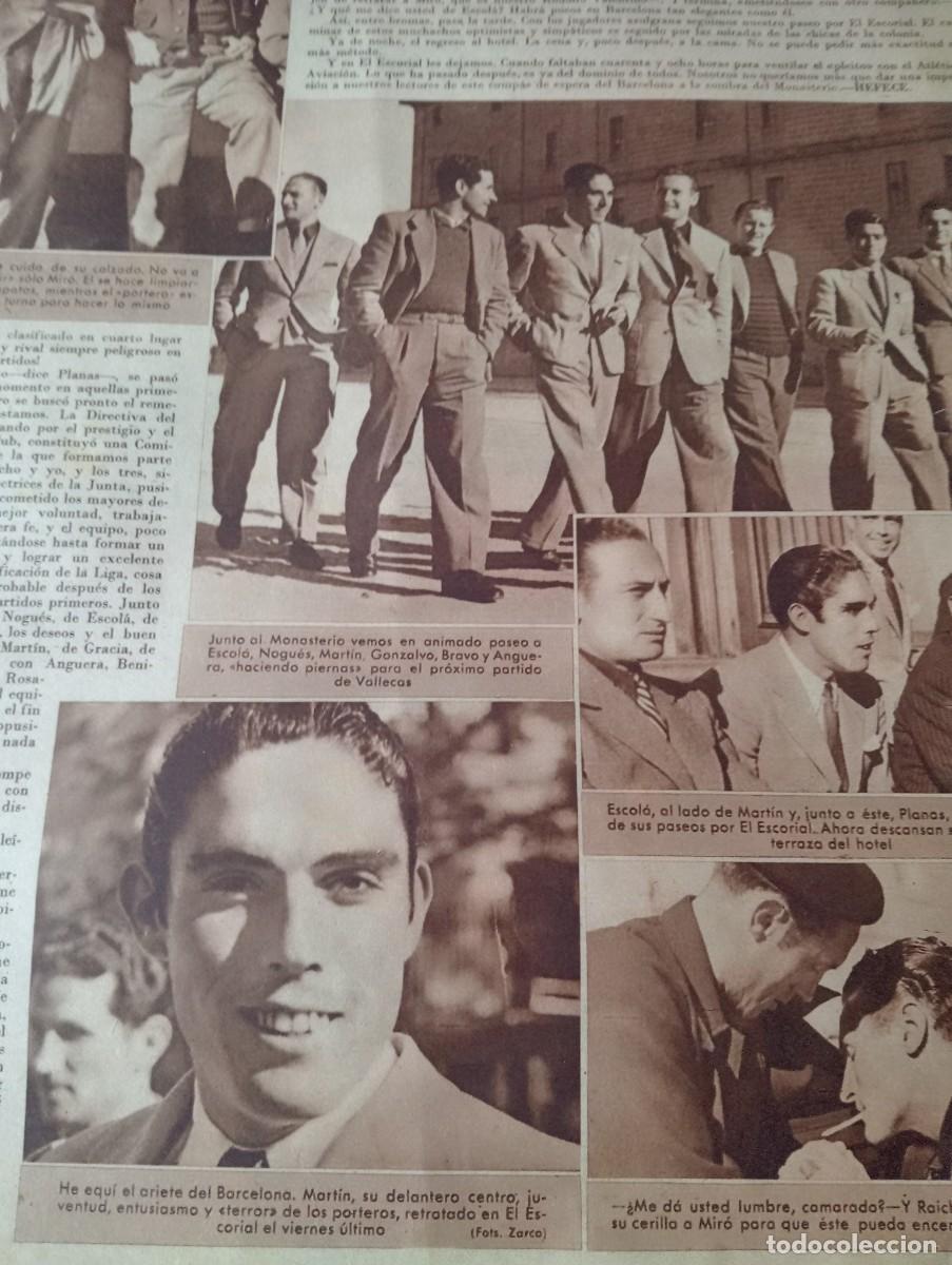 Collection Magazines and Newspapers: REVISTA A&Ntilde;O 1941 FUTBOL CLUB BARCELONA POSGUERRA ESCOLA MARTIN BRAVO NOGUES MIRO ANGUERA