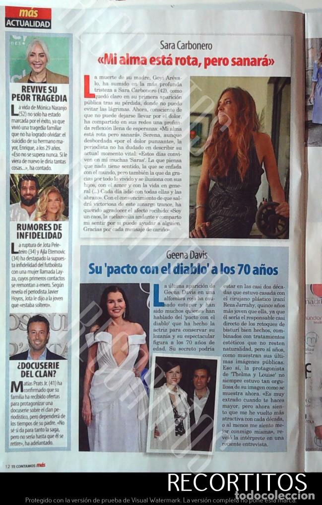 Collectionnisme de Revues et Journaux: MARTA SANCHEZ VICKY MARTIN BERROCAL MONICA NARANJO GEENA DAVIS SARA CARBONERO