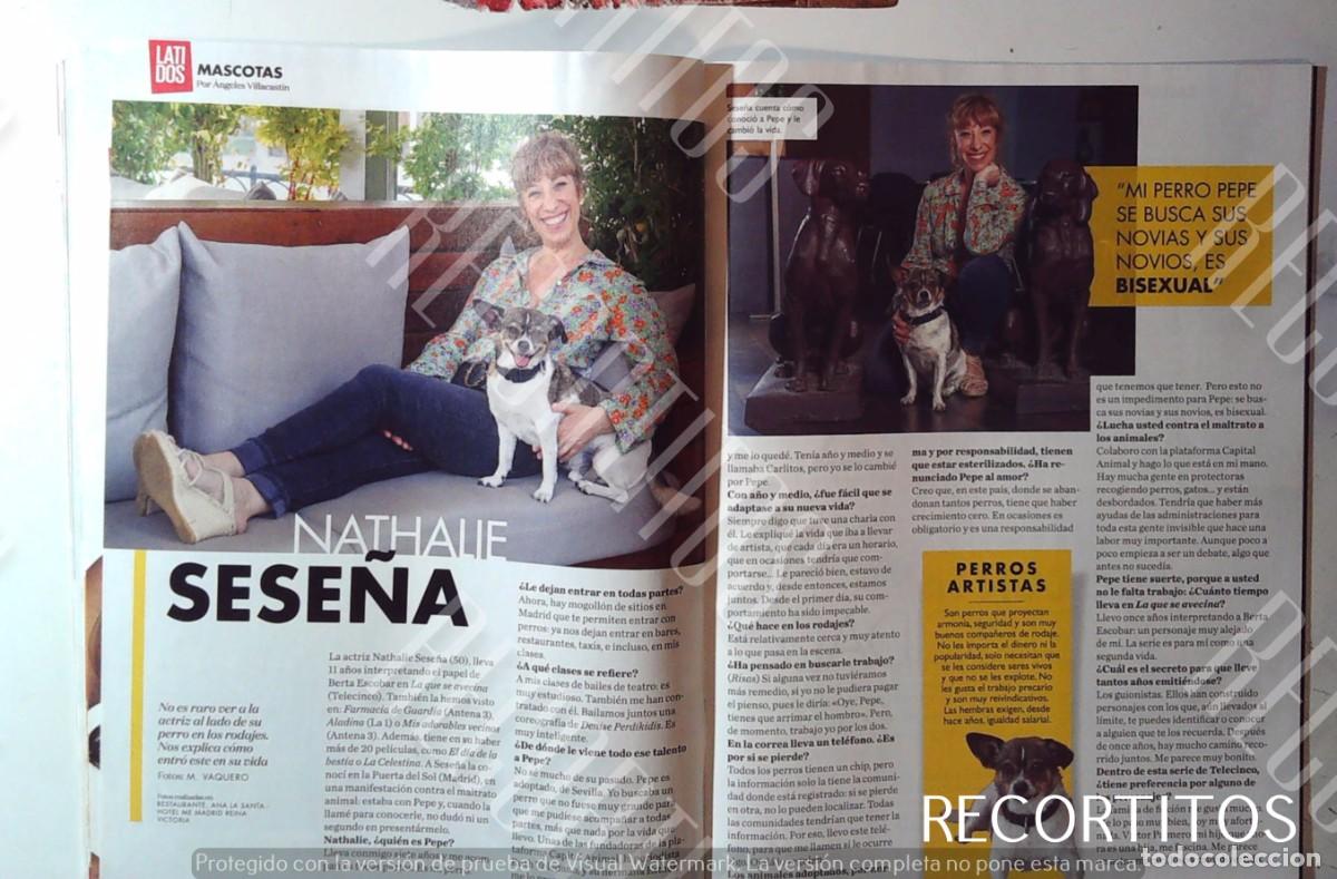 Coleccionismo de Revistas y Peri&oacute;dicos: NATHALIE SESE&Ntilde;A LA QUE SE AVECINA