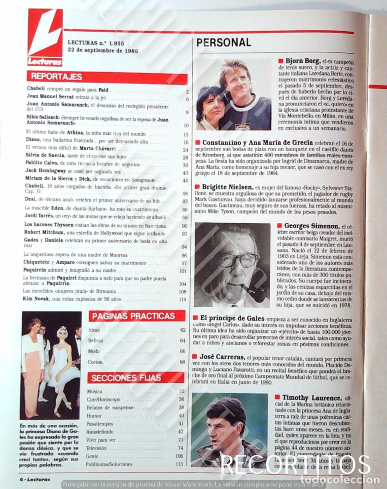Coleccionismo de Revistas y Peri&oacute;dicos: LOREDANA BERTE LADY DI DIANA DE GALES