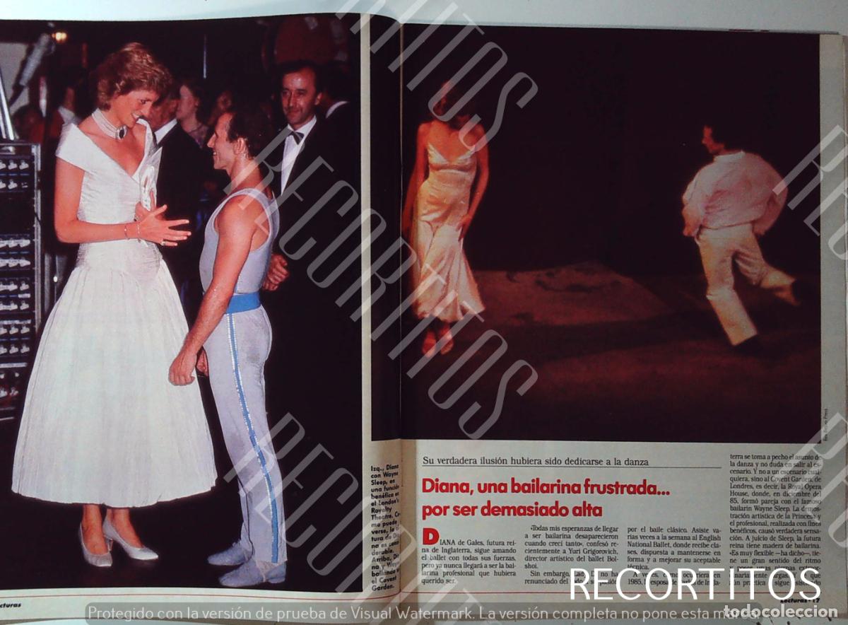 Sammeln von Zeitschriften und Zeitungen: lady di diana de gales BAILARINA