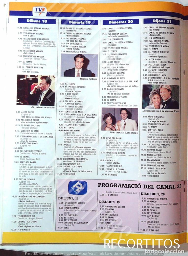 Coleccionismo de Revistas y Peri&oacute;dicos: KATE JACKSON EL ESPANTAPAJAROS Y LA SE&Ntilde;ORA KING RAMON PELLICER ROSA BADIA XARLI DIEGO