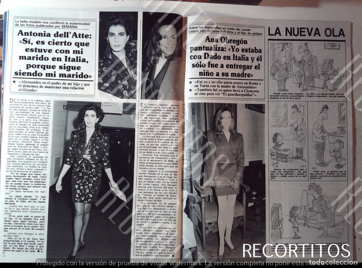 Coleccionismo de Revistas y Peri&oacute;dicos: ANA OBREGON ALESSANDRO LECQUIO antonia dellatte dell atte