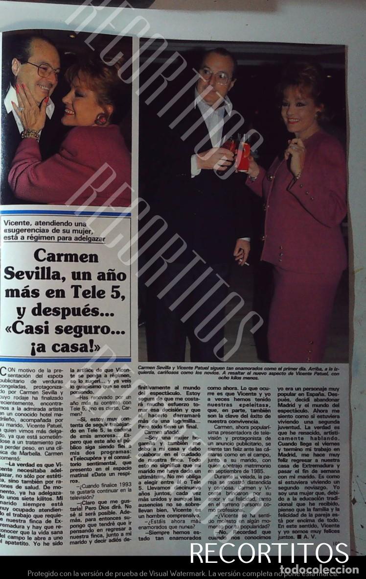 Coleccionismo de Revistas y Peri&oacute;dicos: CARMEN SEVILLA VICENTE PATUEL DATE UN RESPIRO
