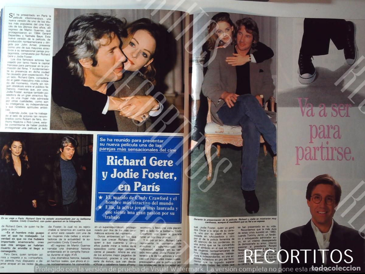Coleccionismo de Revistas y Peri&oacute;dicos: EMILIO ARAGON VIP NOCHE EN ANTENA 3 RICHARD GERE JODIE FOSTER