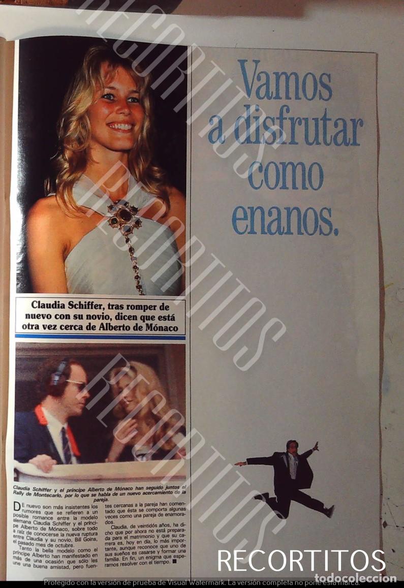 Coleccionismo de Revistas y Peri&oacute;dicos: EMILIO ARAGON VIP NOCHE EN ANTENA CLAUDIA SCHIFFER ALBERTO DE MONACO