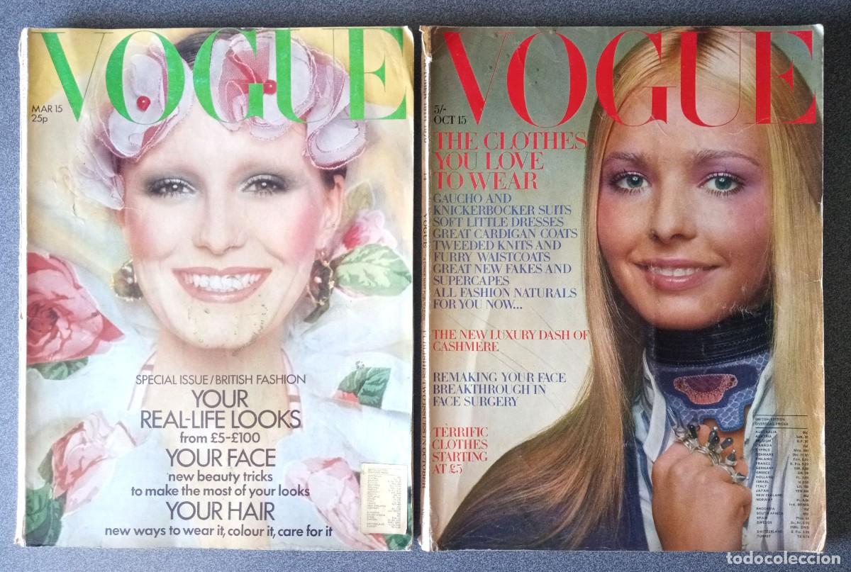 Coleccionismo de Revistas y Peri&oacute;dicos: Lote revistas Vogue a&ntilde;os 70