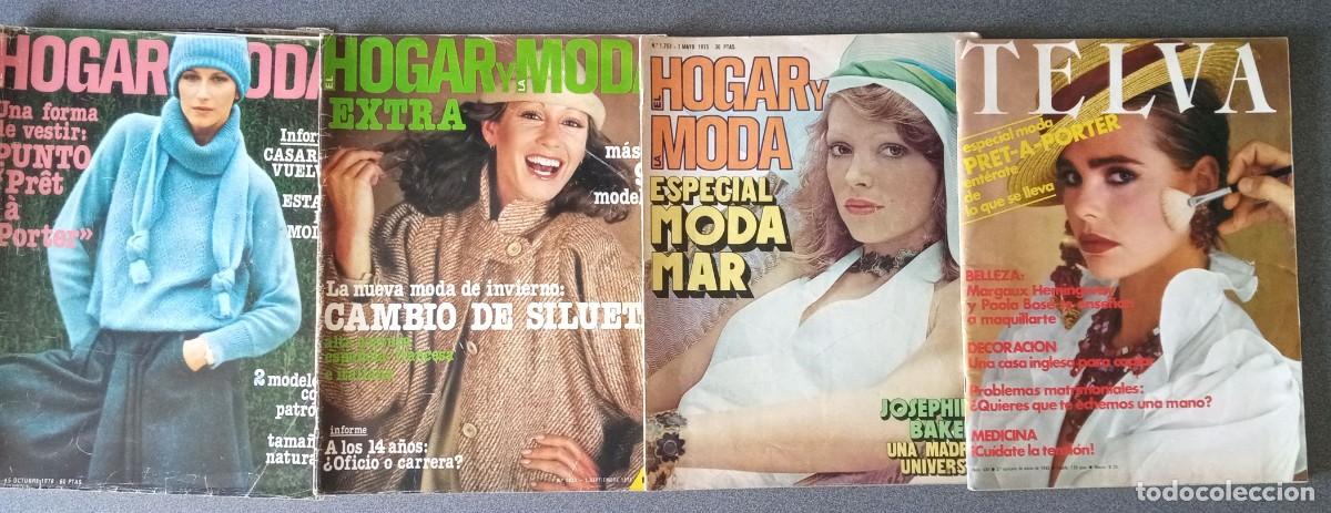Coleccionismo de Revistas y Peri&oacute;dicos: Lote revistas El Hogar Y La Moda Telva