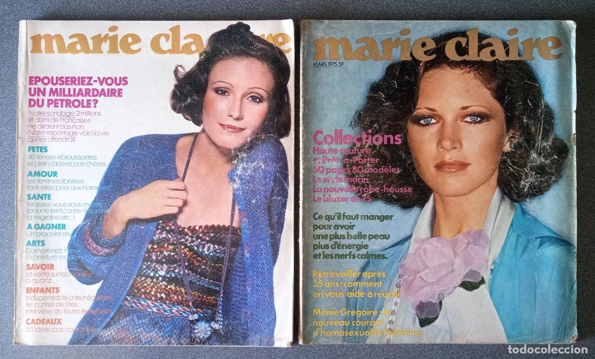 Coleccionismo de Revistas y Peri&oacute;dicos: Lote revistas Marie Claire a&ntilde;os 70