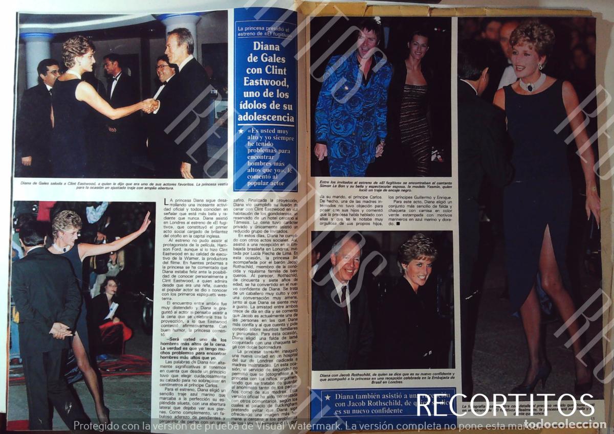Coleccionismo de Revistas y Peri&oacute;dicos: LADY DI DIANA DE GALES SIMON LE BON CLINT EASTWOOD
