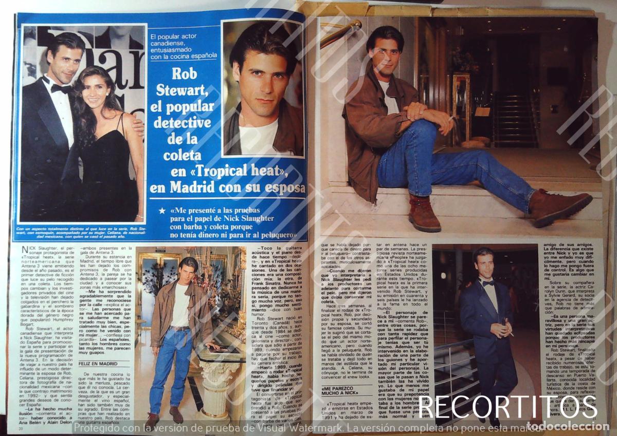 Coleccionismo de Revistas y Peri&oacute;dicos: rob stewart tropical heat