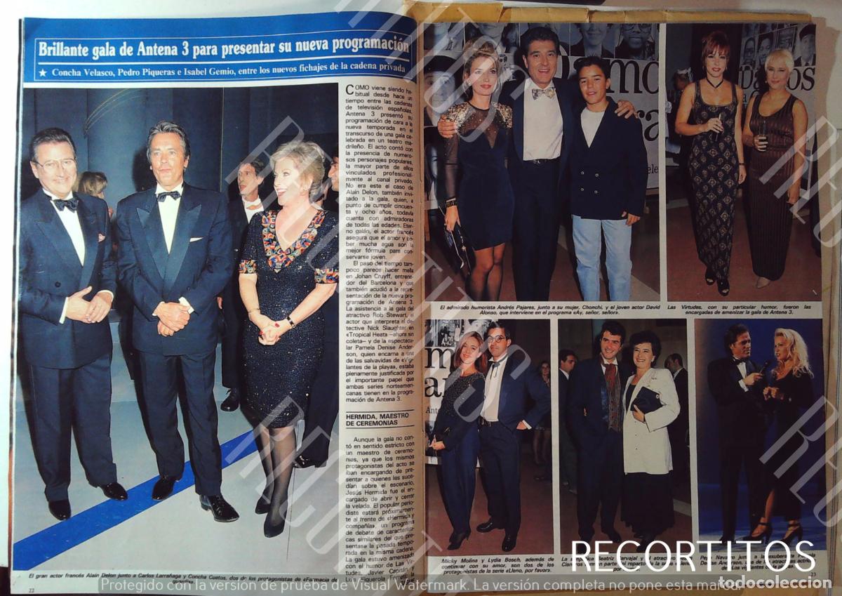 Coleccionismo de Revistas y Peri&oacute;dicos: PAMELA ANDERSON ANDRES PAJARES LYDIA BOSCH ALAIN DELON CARLOS LARRA&Ntilde;AGA CONCHA CUETOS SANCHO GRACIA