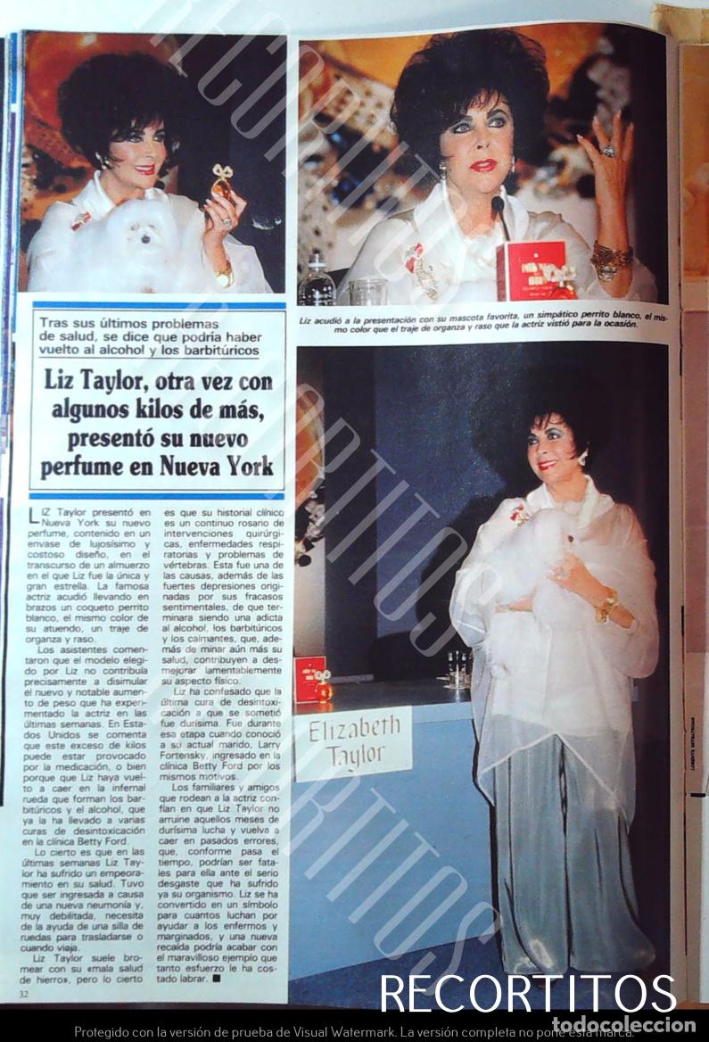 Coleccionismo de Revistas y Peri&oacute;dicos: ELIZABETH TAYLOR LIZ PERFUME NEW YORK 1993