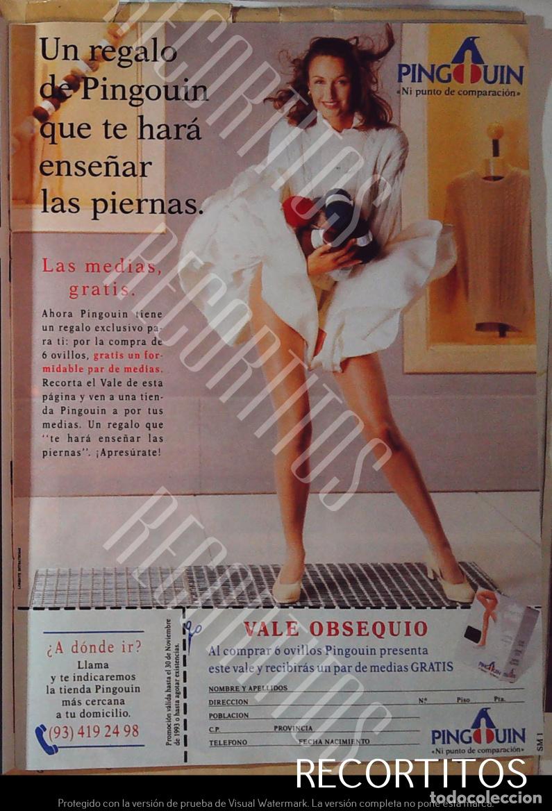 Coleccionismo de Revistas y Peri&oacute;dicos: PINGOUIN MEDIAS ANUNCIO PUBLICIDAD LENCERIA