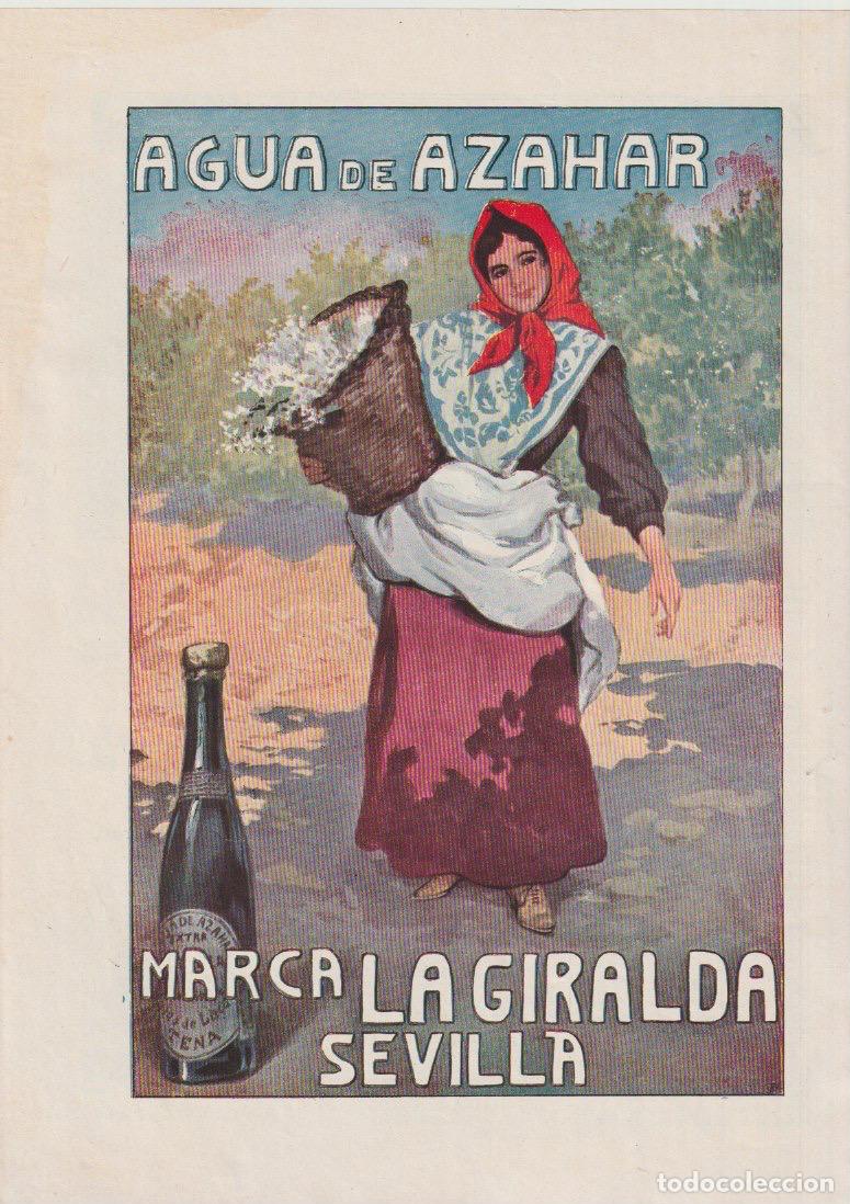 Coleccionismo de Revistas y Peri&oacute;dicos: Publicidad agua de azahar La Giralda - 1912
