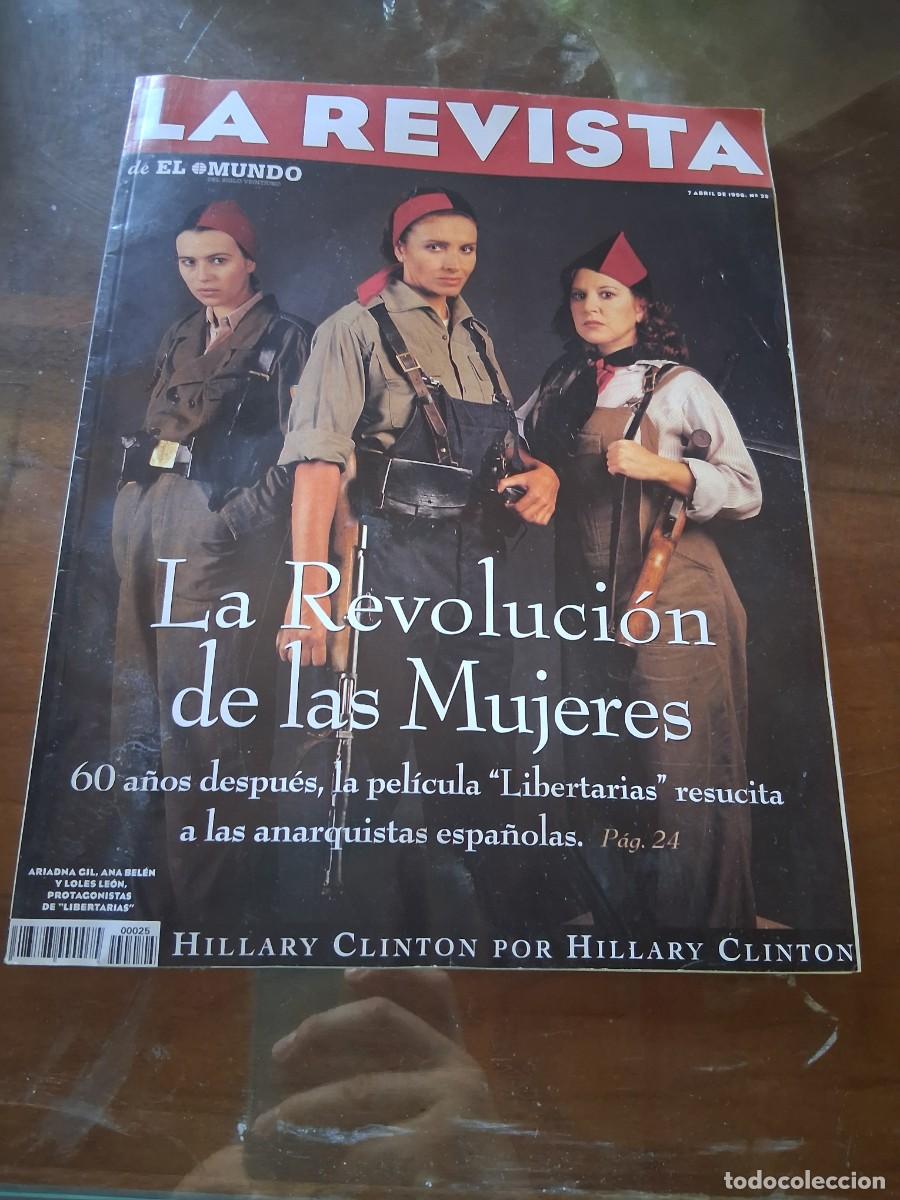 Coleccionismo de Revistas y Peri&oacute;dicos: La revista El mundo N&deg; 25 pel&iacute;cula revoluci&oacute;n de las mujeres Jos&eacute; Carreras Santiago segura