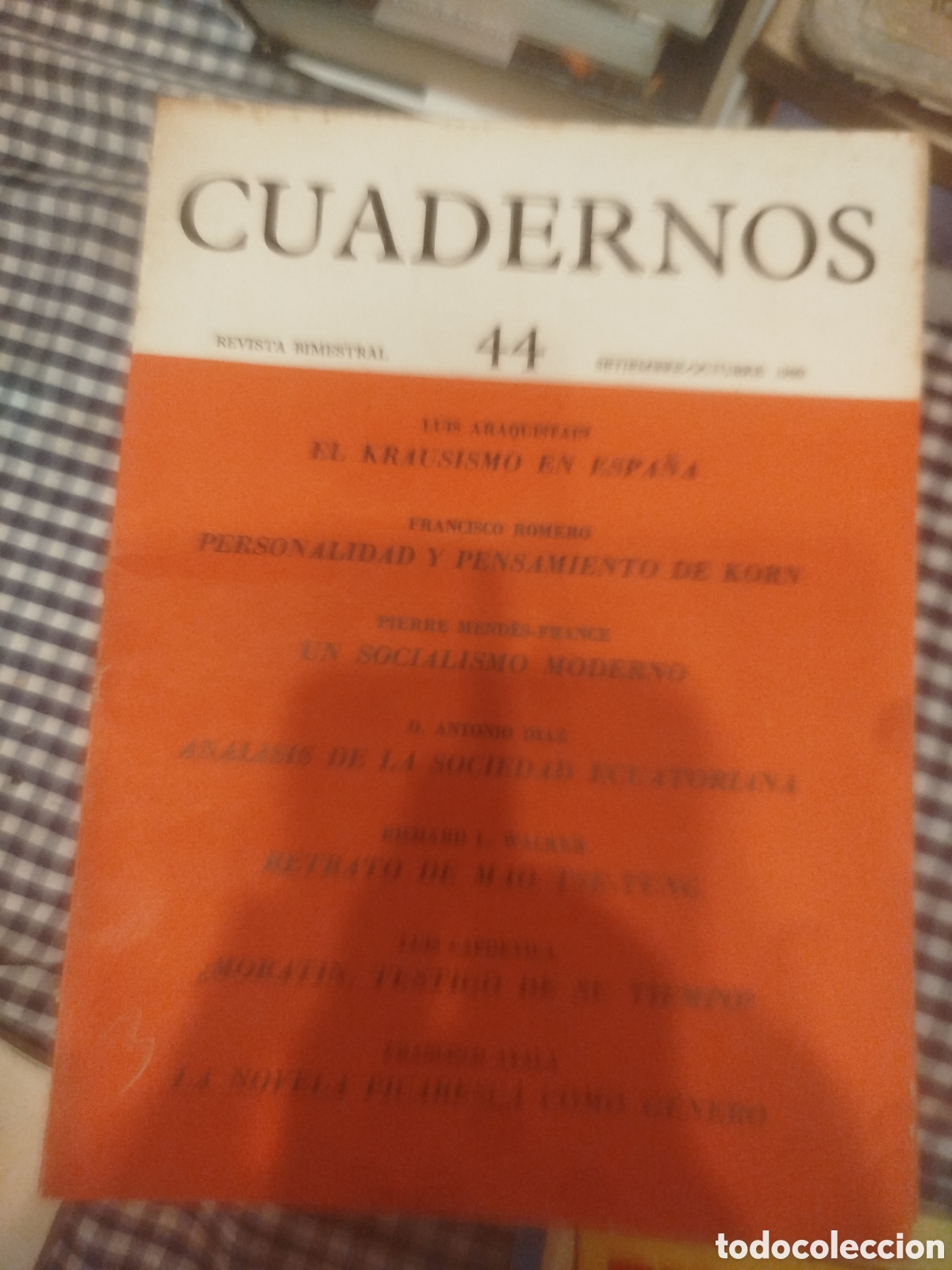 Sammeln von Zeitschriften und Zeitungen: Cuadernos revista semestral 1960 -13 ejemplares