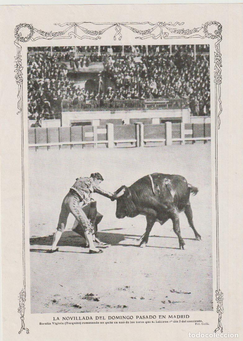 Coleccionismo de Revistas y Peri&oacute;dicos: * TOROS Y TOREROS * Seraf&iacute;n Vigiola, Torquito - 1912